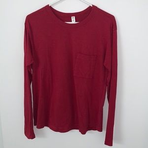 NWOT Long Sleeve Shirt With Pocket - Size xs